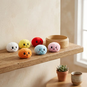 Keychain Plush Dumpling Squishy 6 Pieces – view 8