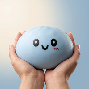 Jumbo Large Blue Dumpling Squishy – view 2
