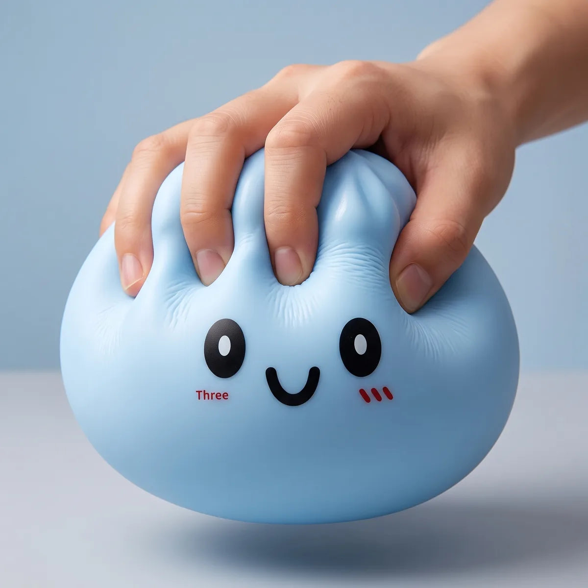 Jumbo Large Blue Dumpling Squishy – view 3