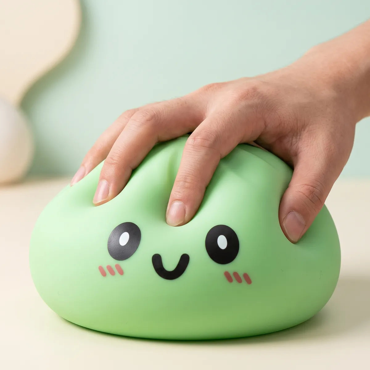 Jumbo Large Green Dumpling Squishy – view 3
