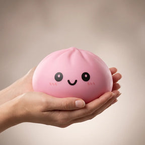 Jumbo Large Pink Dumpling Squishy – view 2