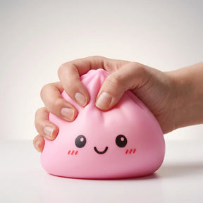 Jumbo Large Pink Dumpling Squishy – view 4