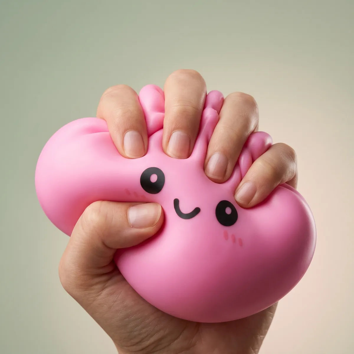Jumbo Large Pink Dumpling Squishy – view 3