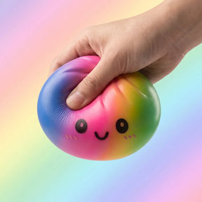 Colorful Large Rainbow Dumpling Squishy – view 4