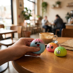 Kawaii Mini Dumpling Squishy Toy – view 8
