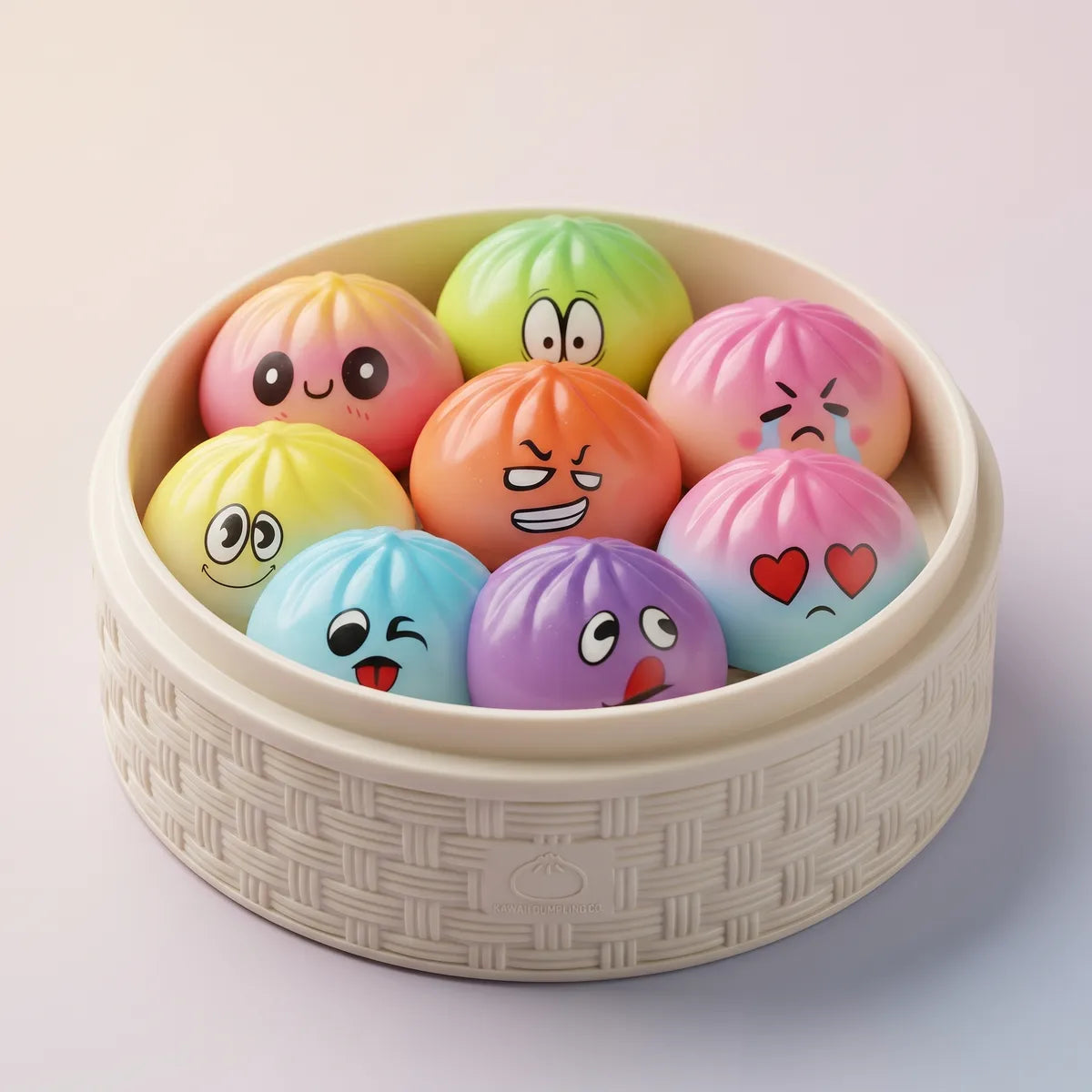 Kawaii Mini Dumpling Squishy Toy – view 3