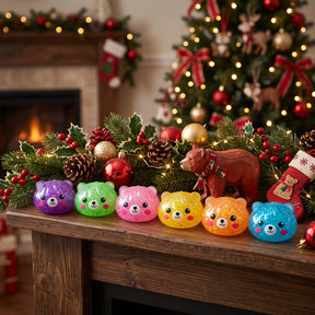 Jelly Mystery Bear Glitter Dumpling Squishy – view 7