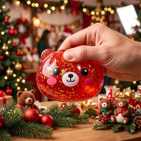 Jelly Mystery Bear Glitter Dumpling Squishy – view 4