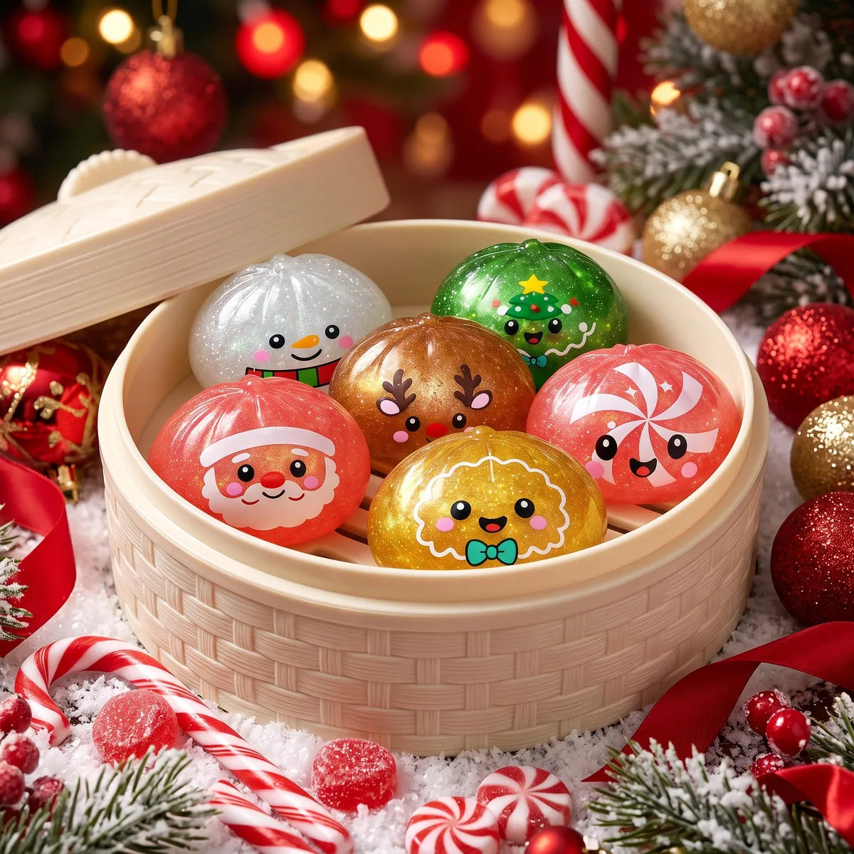 Sweet Mystery Candy Christmas Dumpling Squishy – view 3