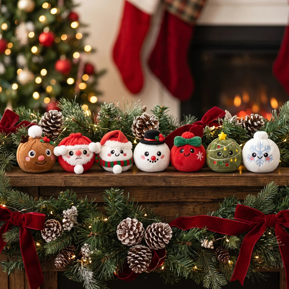 Holiday Mystery Christmas Dumpling Squishy Plush – view 7