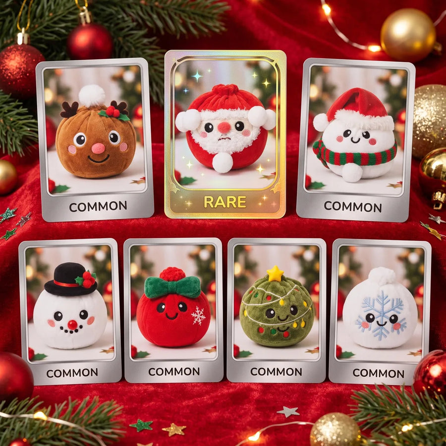 Holiday Mystery Christmas Dumpling Squishy Plush