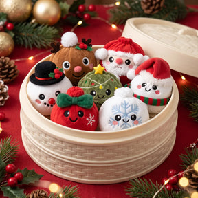 Holiday Mystery Christmas Dumpling Squishy Plush – view 3