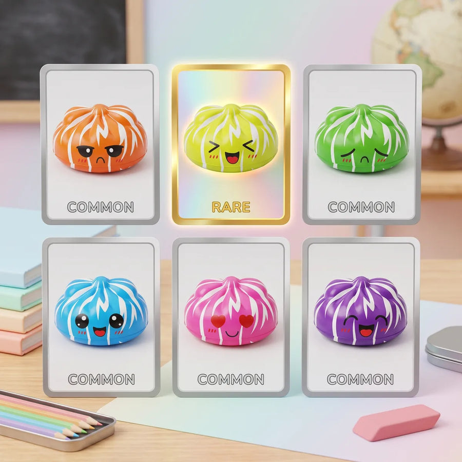 Happy Faces Mystery Cute Dumpling Squishy