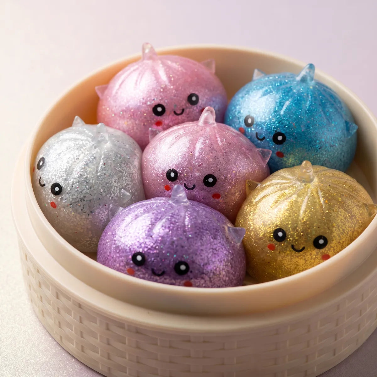 Sparkly Mystery Dumpling Squishy Unicorn Glitter – view 3