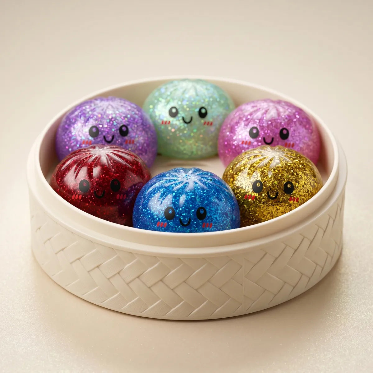 Sparkle Mystery Dumplings Squishy Glitter – view 3