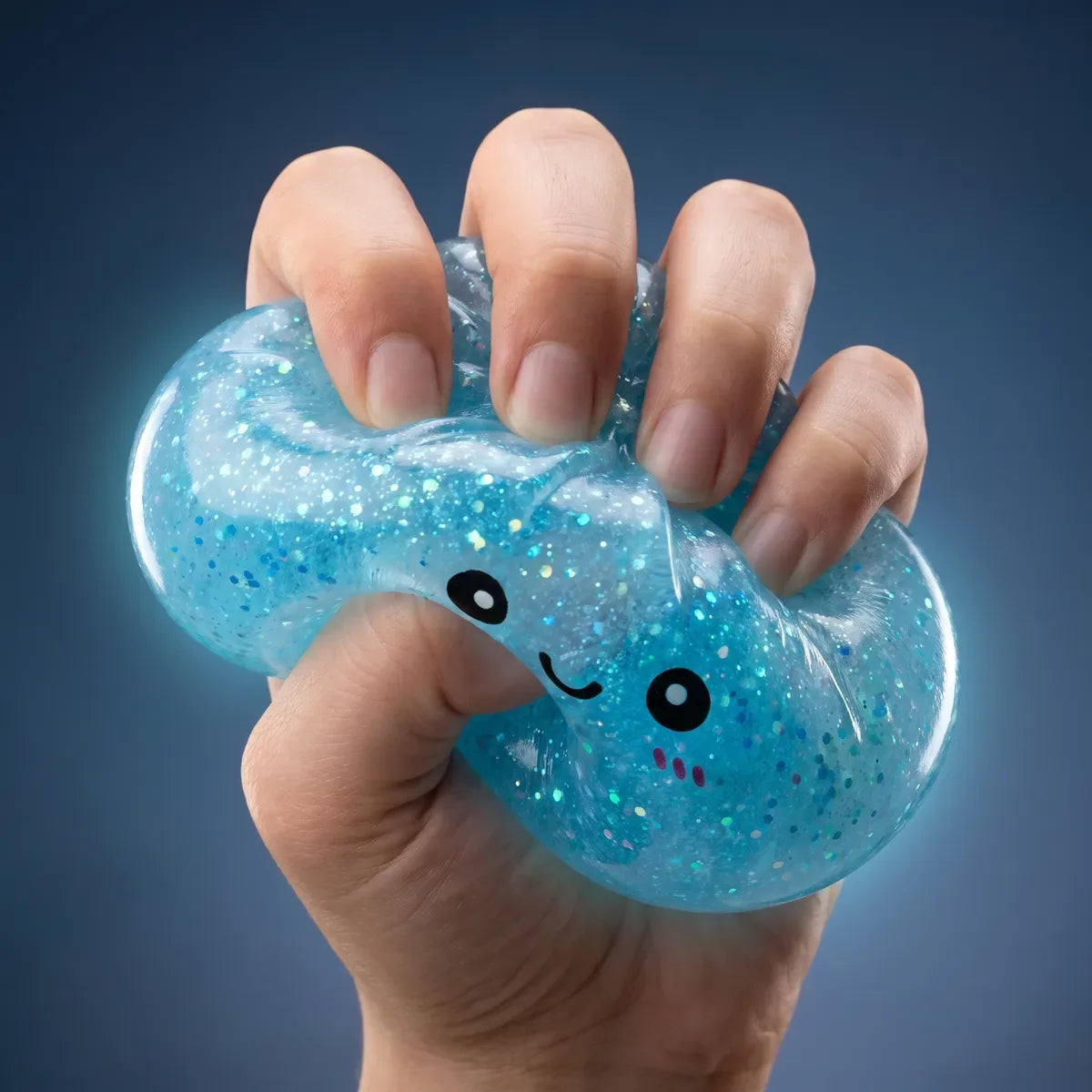 Mystery Glow In Dark Glitter Dumpling Squishy Blind Box – view 5