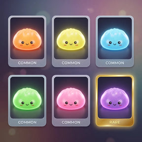 Mystery Glow In Dark Glitter Dumpling Squishy Blind Box – view 2