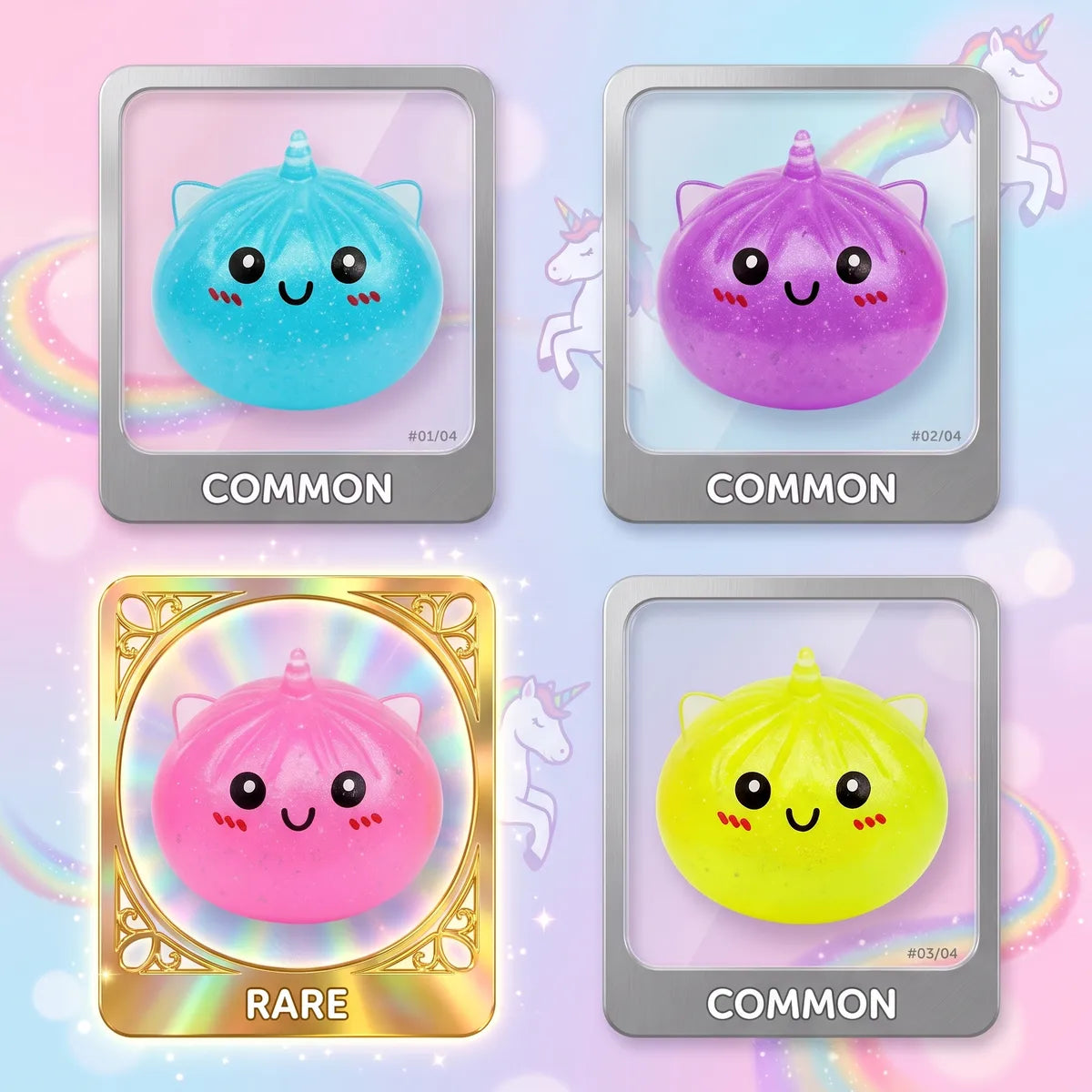 Magic Mystery Mini Unicorn Dumpling Squishy – view 2