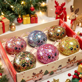 Twinkling Mystery Reindeer Dumpling Squishy – view 3