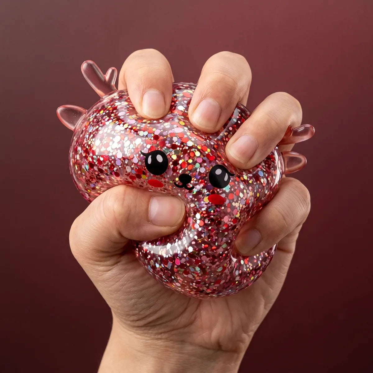 Twinkling Mystery Reindeer Dumpling Squishy – view 6