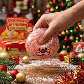 Cheery Mystery Santa Mustache Dumpling Squishy – view 6