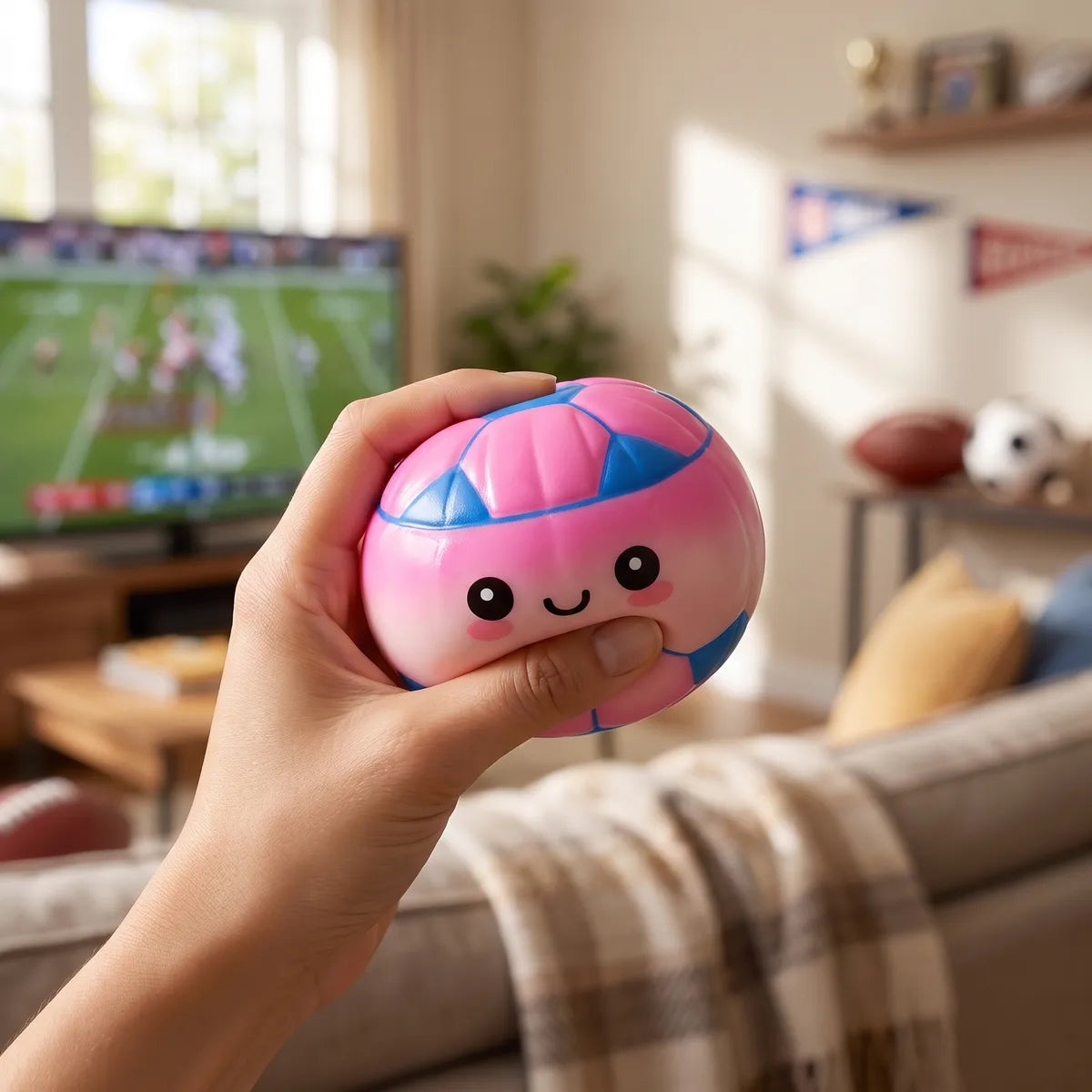 Sporty Mystery Soccer Dumpling Squishy – view 8