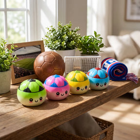Sporty Mystery Soccer Dumpling Squishy – view 9