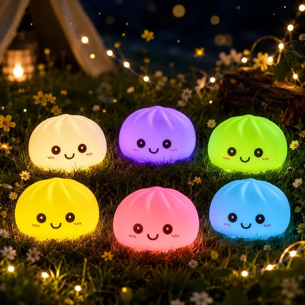 Glow Mystery Squishy Dumpling Light-Up Toy – view 9