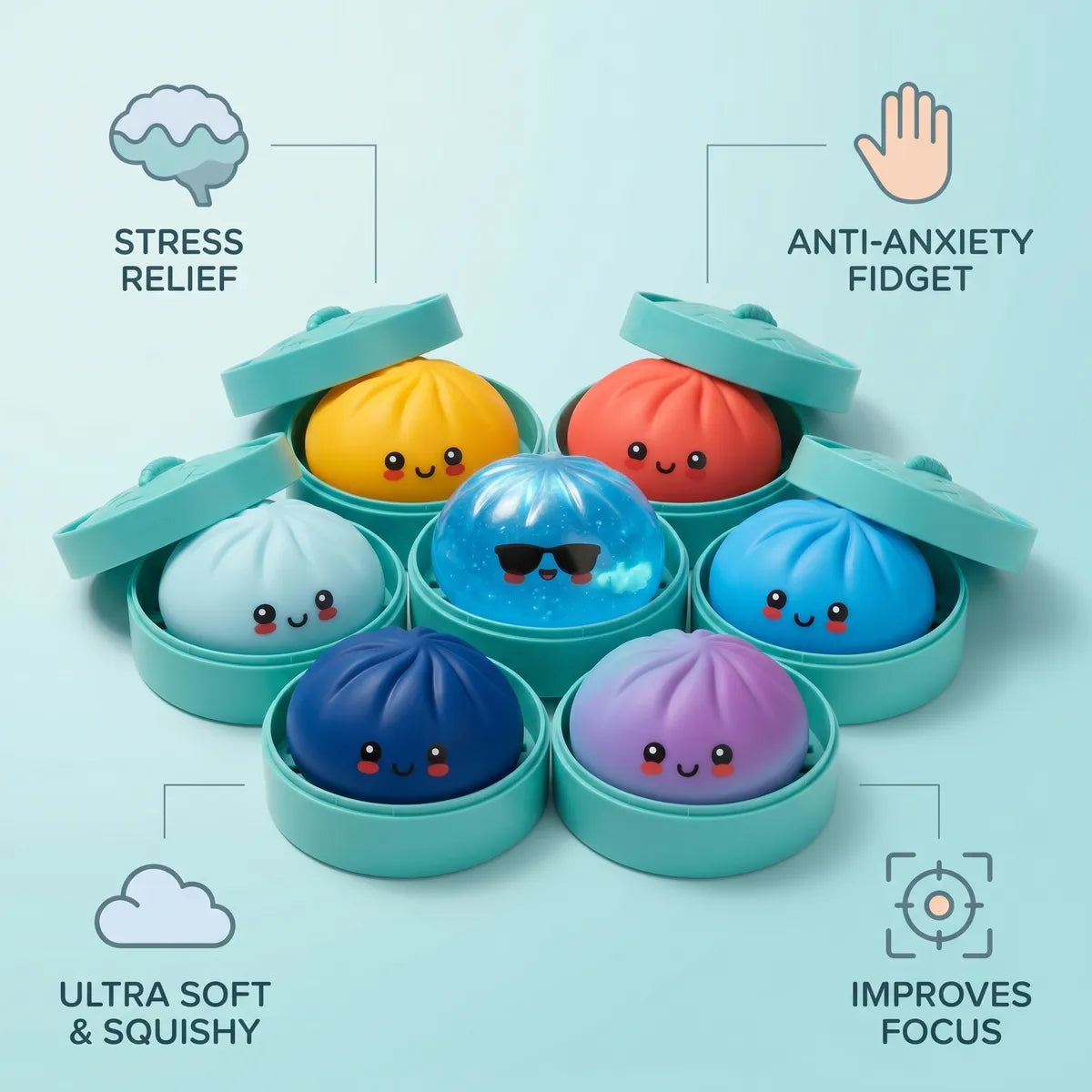 Breezy Mystery Summer Dumpling Squishy – view 6