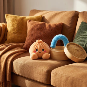 Tangerine Orange Dumpling Squishy Plush – view 7
