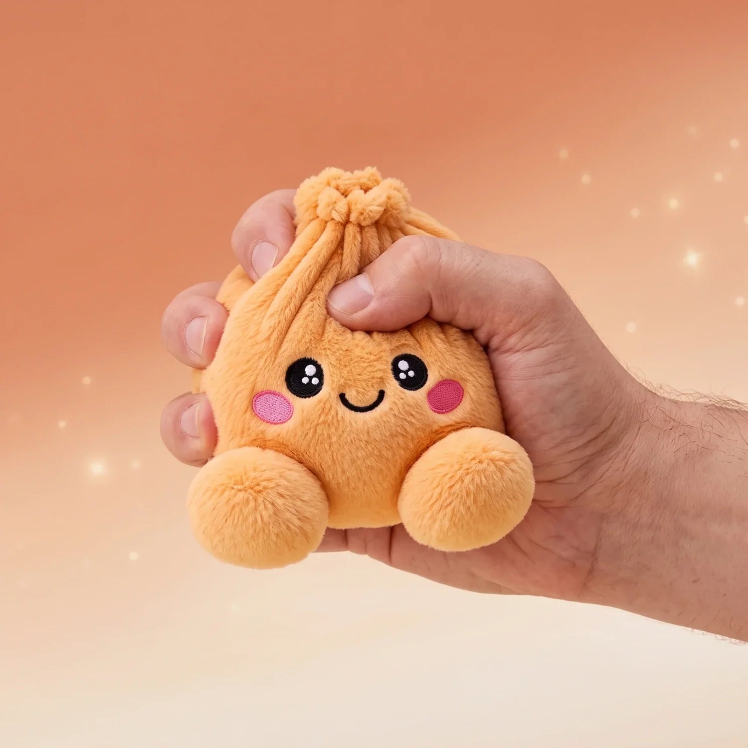 Tangerine Orange Dumpling Squishy Plush – view 4