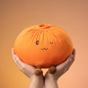 Sunset Orange Large Dumpling Squishy Toy – view 2