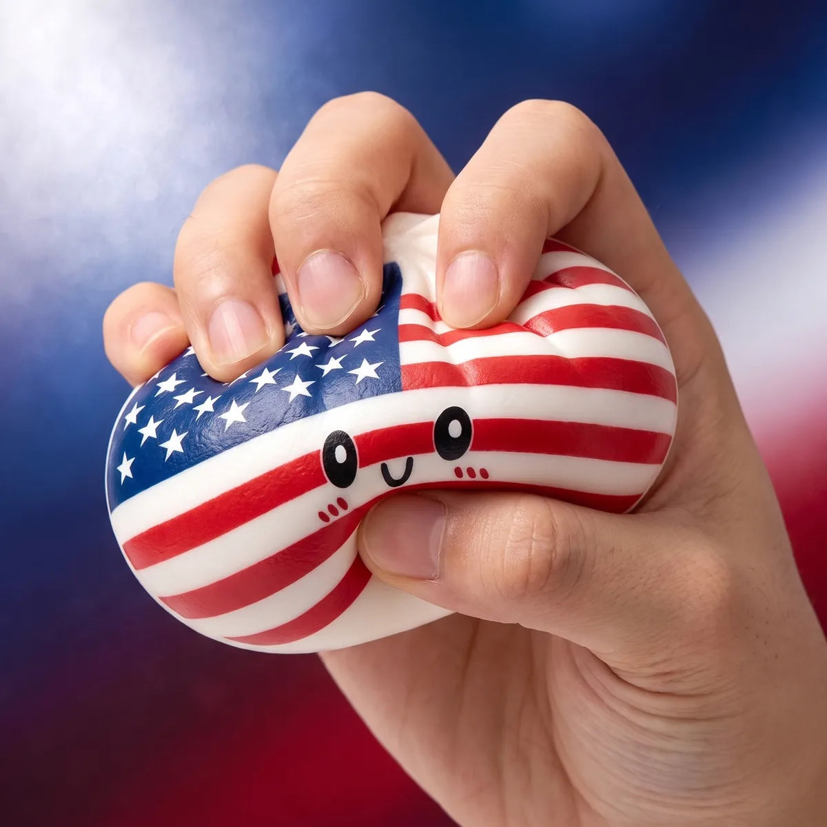 Liberty Patriotic 4th July Dumpling Squishy – view 5