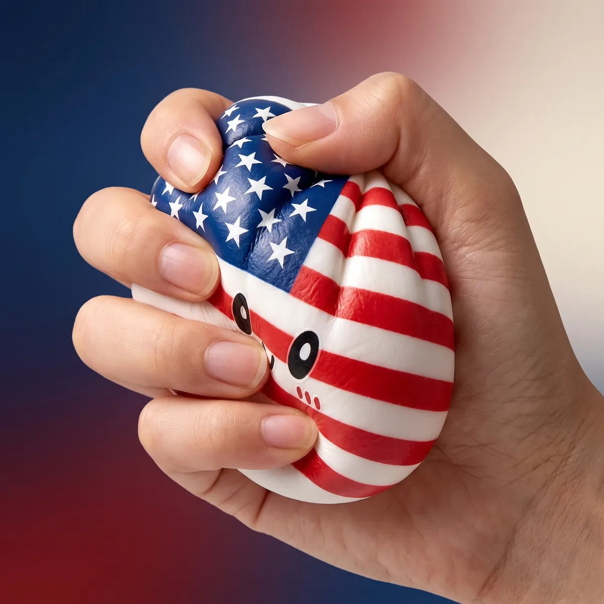 Liberty Patriotic 4th July Dumpling Squishy – view 4