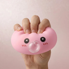 Plump Pink Bubble-Blowing Dumpling Squishy – view 4