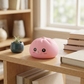 Plump Pink Bubble-Blowing Dumpling Squishy – view 8