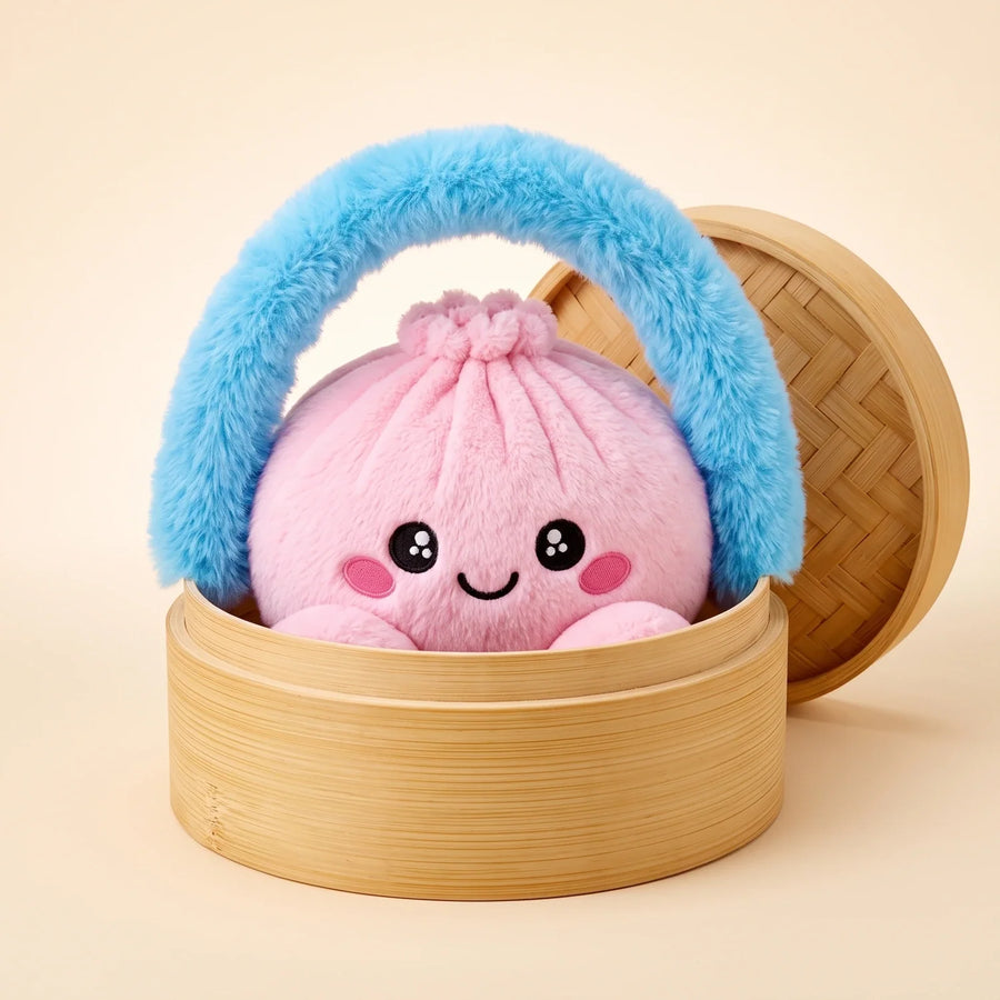 Peony Pink Dumpling Squishy Plush