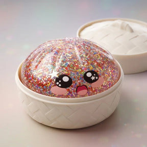 Kawaii Pink Galaxy Dumpling Squishy – view 2