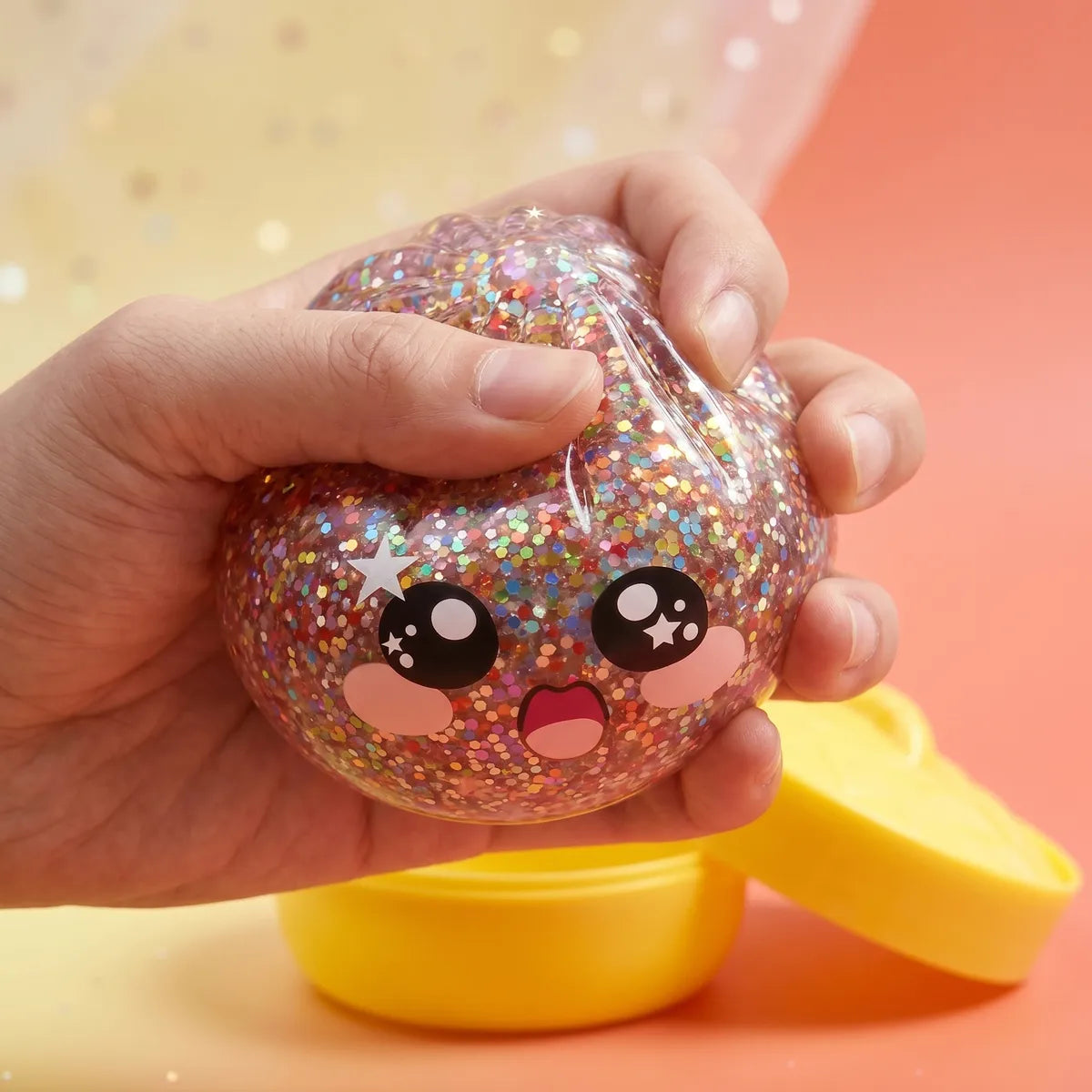 Kawaii Pink Galaxy Dumpling Squishy – view 5