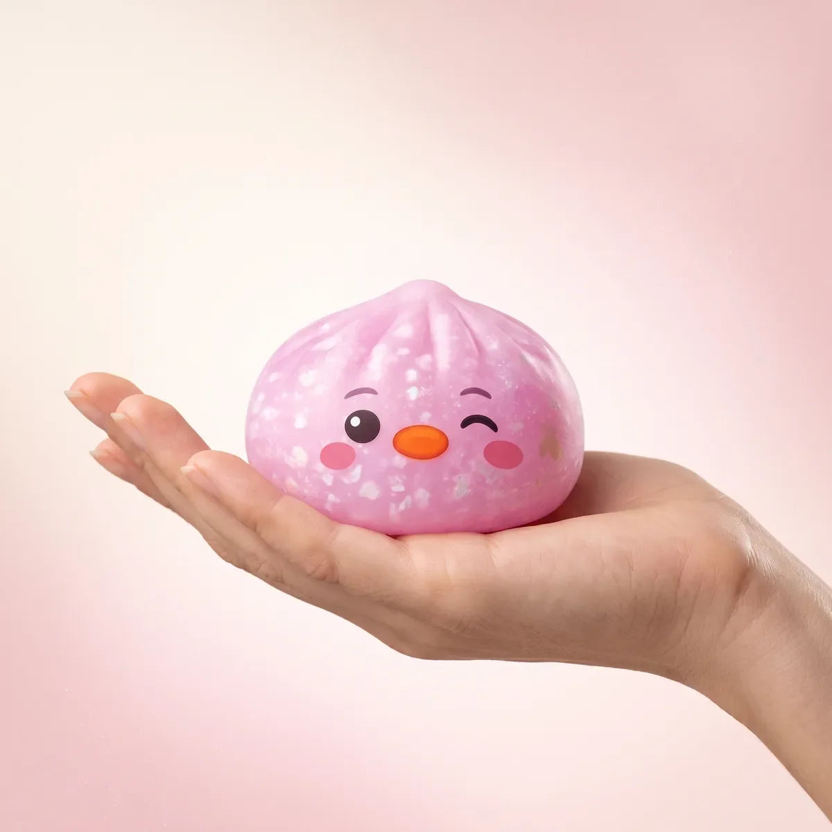 Candy Pink Penguin Dumpling Squishy – view 3