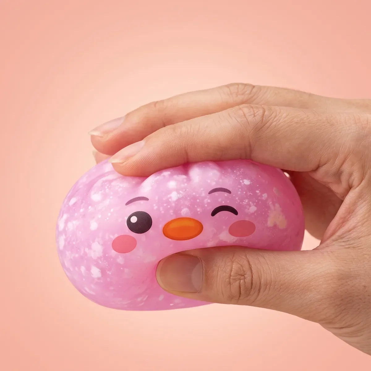 Candy Pink Penguin Dumpling Squishy – view 4