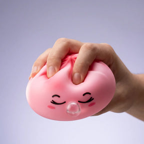 Blossom Pink Rare Bubble-Blowing Dumpling Squishy – view 5