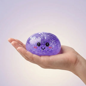 Dreamy Purple Glitter Dumpling Squishy – view 3