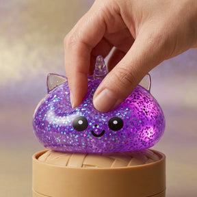 Mystic Purple Unicorn Glitter Dumpling Squishy – view 5