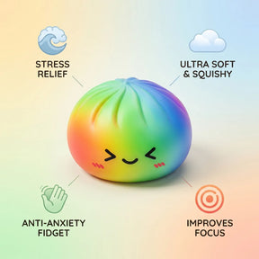 Prism Rainbow Color Dumpling Squishy – view 5