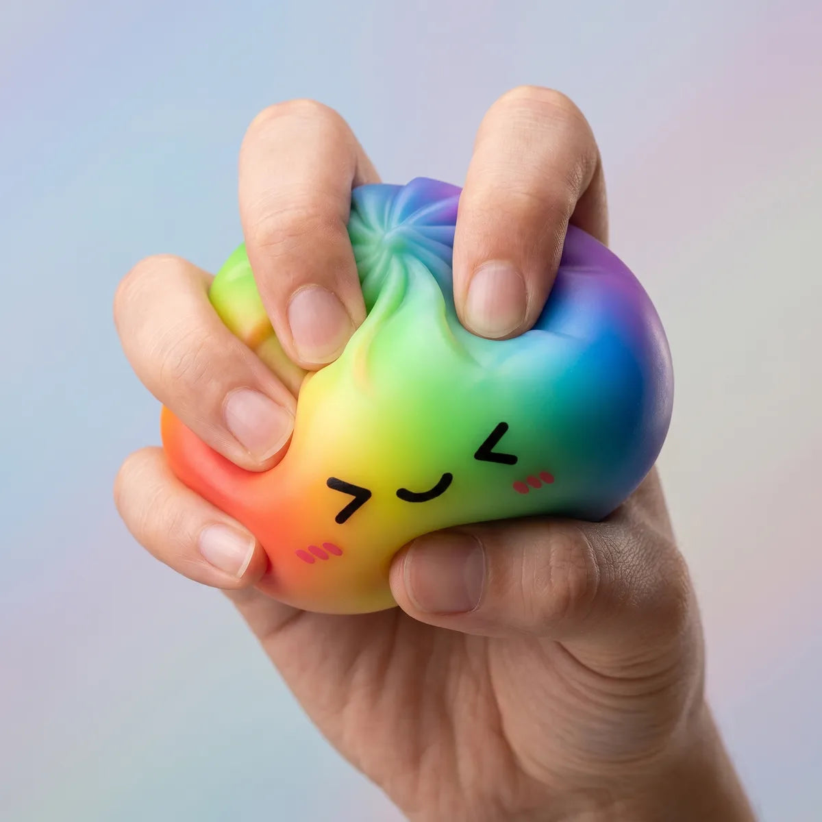 Prism Rainbow Color Dumpling Squishy – view 4