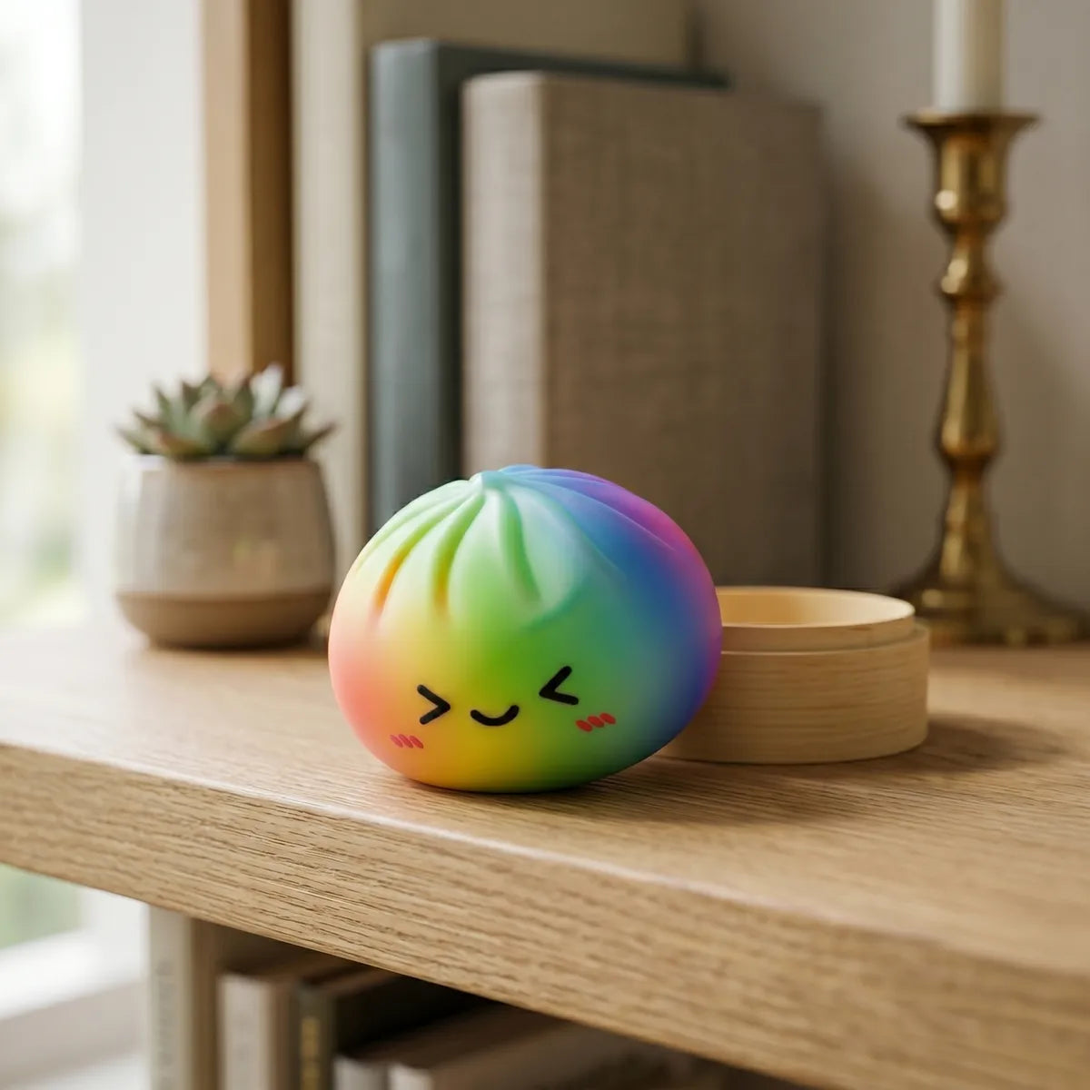 Prism Rainbow Color Dumpling Squishy – view 7