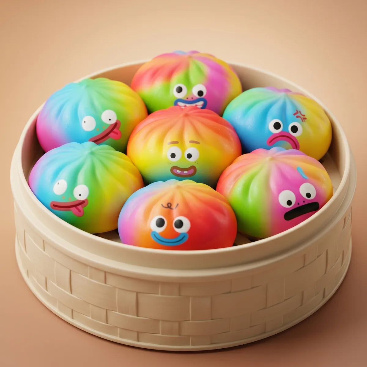 Vibrant Rainbow Mystery Squishy Dumplings – view 3