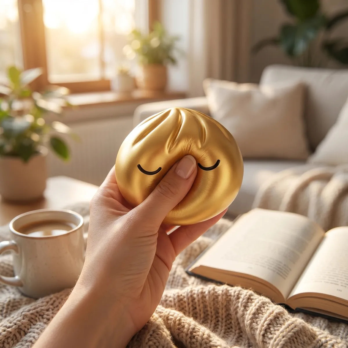 Treasure Rare Gold Dumpling Squishy – view 7