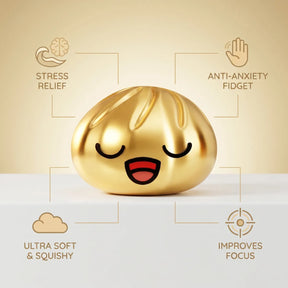 Treasure Rare Gold Dumpling Squishy – view 6